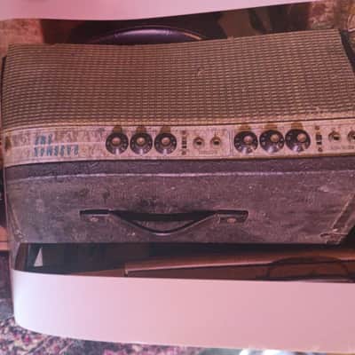 Unique! Fender Bassman "Drip Edge" 2-Channel 50-Watt Guitar Amp combo 1968 - 1969 - Silverface image 5