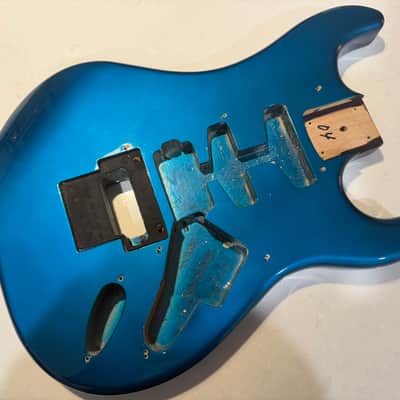 *BODY ONLY* 1980s Kramer Pacer Deluxe - Candy Blue Metallic image 2