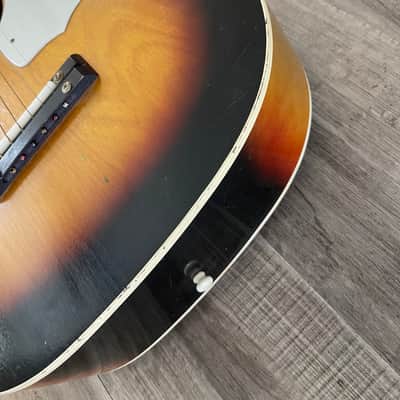 Silvertone Sears Roebuck Co. Kay Harmony 319 1960s - Tobacco Sunburst image 3
