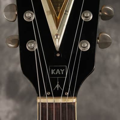 Kay Jazz II w/Barney Kessel Kleenex pickups 1960s Blonde image 3