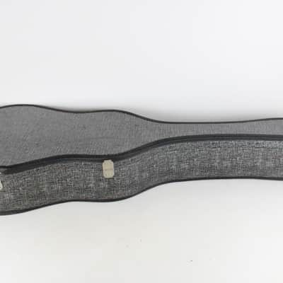 Vintage 1960s Parlor Guitar Case Silver and Black for Gibson LG/B-25 Martin 00-18 image 6