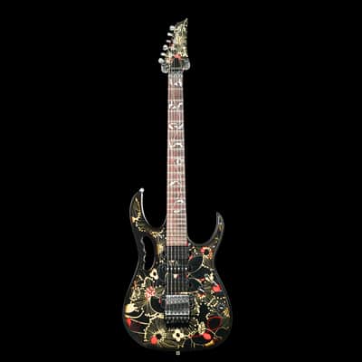 Ibanez 2018 JEM 77-FP2 Steve Vai Signature, Floral Pattern image 3