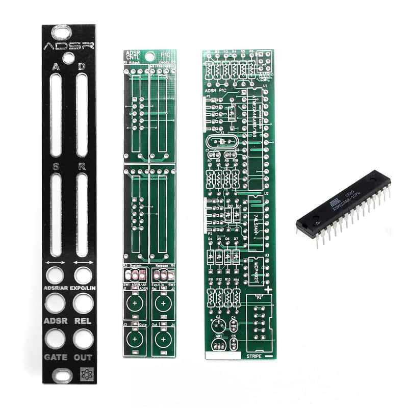 Synthrotek ADSR PCB/Panel/IC - Eurorack Envelope Module image 1