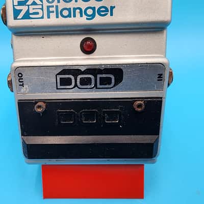 Vintage 1987 DOD FX75 Stereo Flanger Guitar Effect Pedal Bass MN3007 MN3101 87 image 3
