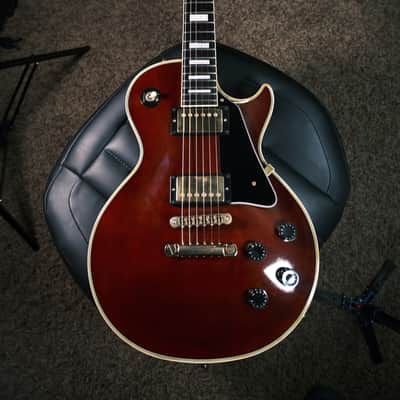 Orville by Gibson LPC Les Paul Custom with Rosewood Fretboard 1991 Wine Red image 7