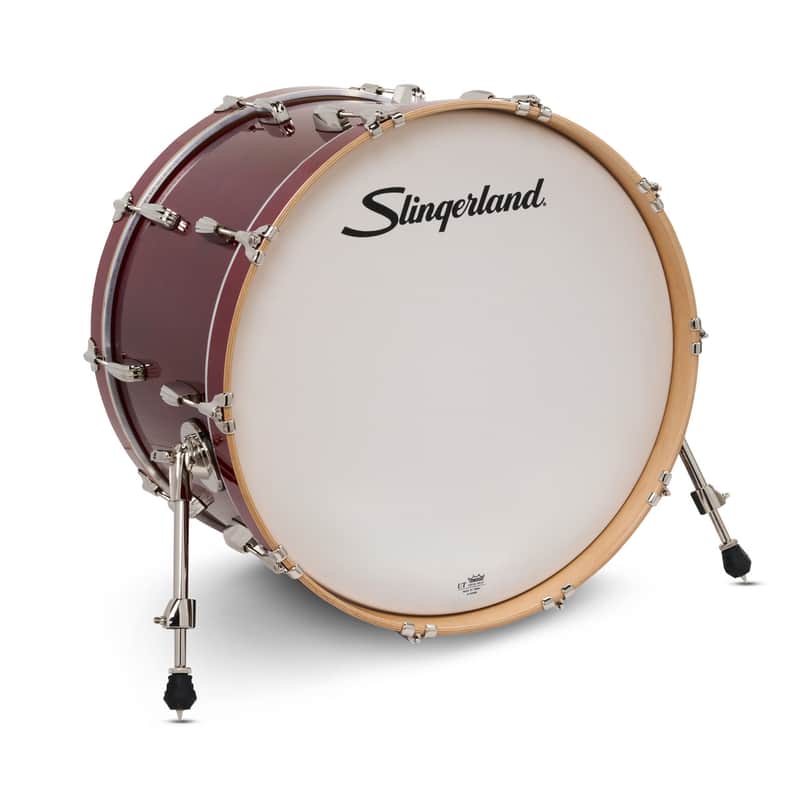 Slingerland Studio King Bass Drum, 14x22", Royal Crimson Lacquer image 1