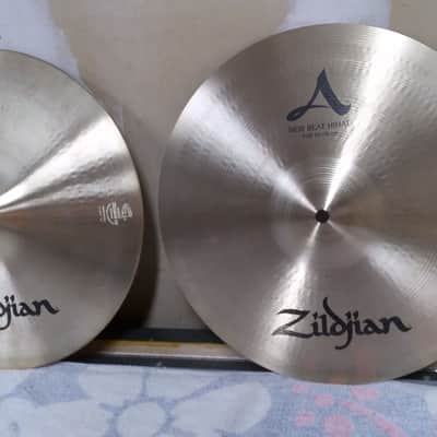 Zildjian 14" A Series New Beat Hi-Hat Cymbals (Pair) 2013 - Present - Traditional image 3