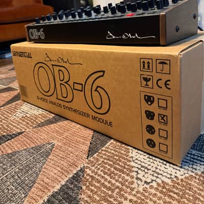 Dave Smith Instruments OB-6 Desktop 6-Voice Polyphonic Synthesizer 2017 - Present - Black image 3