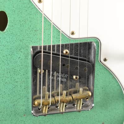 Fender Custom Shop '60s Custom Telecaster Thinline Relic Aged Seafoam Green Sparkle image 3