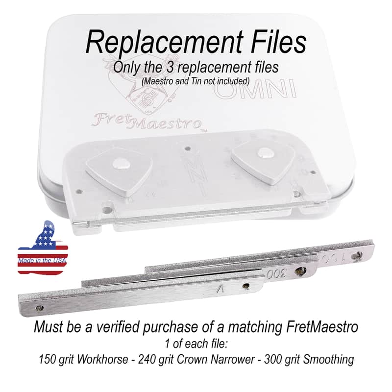 Fret Leveling System - FretMaestro Replacement Diamond Files image 1