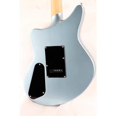 D'Angelico Premier Series Bedford SH Limited-Edition Electric Guitar with Tremolo Regular Ice Blue Metallic image 4