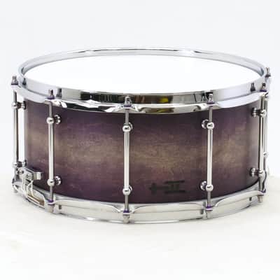 TreeHouse Custom Drums 6½x14 8-ply Maple Snare Drum - "Violet Night Snare" image 1