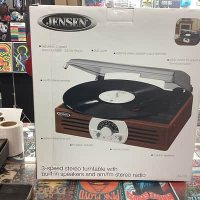 Jensen JTA 222 3 speed stereo turntable image 2