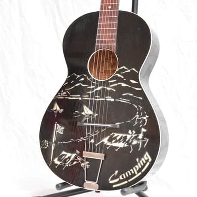 Framus Camping 5/3 – 1958 German Vintage Parlor Wander Guitar / Gitarre image 1