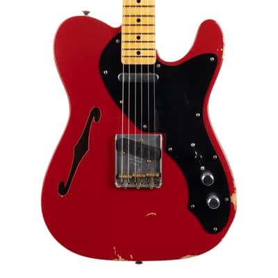 Used Fender Custom Shop Thinline Telecaster Tele Relic Dakota Red 2009 image 1