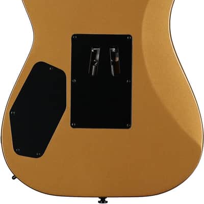 Kramer SM-1H Floyd Rose Electric Guitar, Buzzsaw Gold image 5