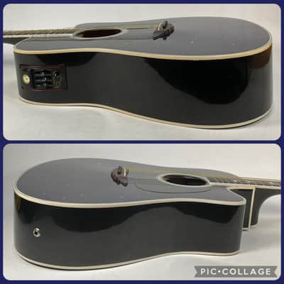 2008 Esteban Celestial Night Limited Edition Acoustic/Electric Guitar image 5