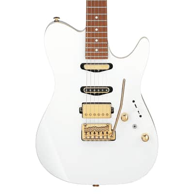 Ibanez LB1WH Lari Basilio Signature Electric Guitar w/Case - White image 1