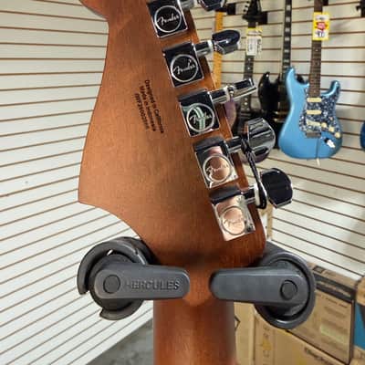 Fender Acoustasonic Standard Jazzmaster - Honey Burst & PLEK*D #866 image 9
