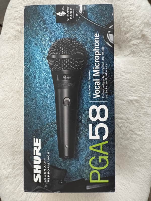 Shure PGA58-XLR 2015 - Present - Black image 1