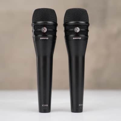2 Shure KSM8 Dualdyne Dynamic Cardioid Microphones #59278 image 1
