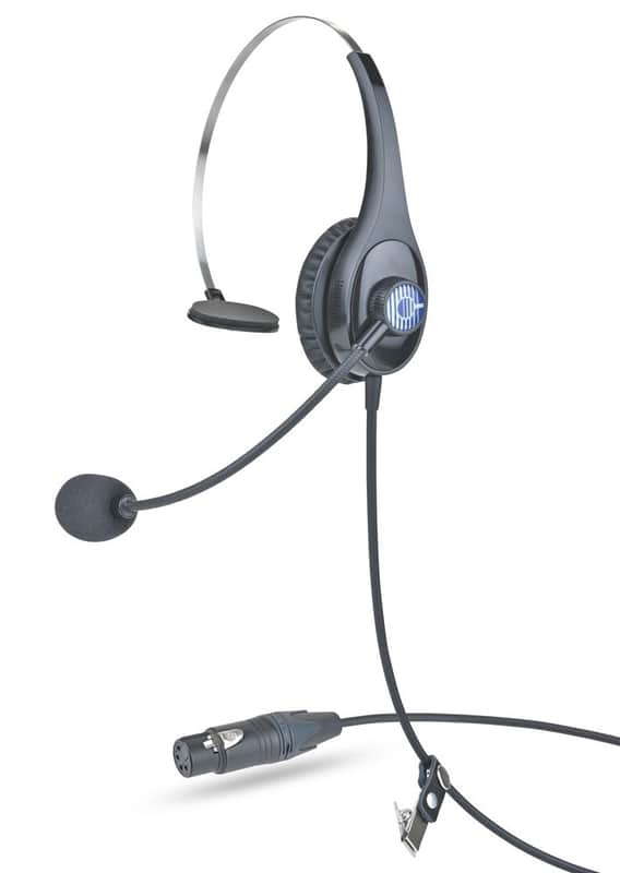 Clear-Com CC-28-X4 Light weight single-ear Intercom Headset, XLR (F) 4-Pin image 1
