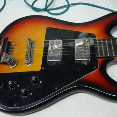Rare ancienne guitare électrique Paul Beuscher image 3