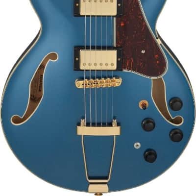 Ibanez AMH90PBM Artcore Expressionist Semi-Hollow Guitar, Prussian Blue Metallic image 10