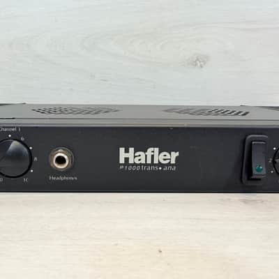 Hafler P1000 Trans•Ana Professional Stereo Power Amplifier USA Made Rack Mount 1990s - Early 2000s image 4