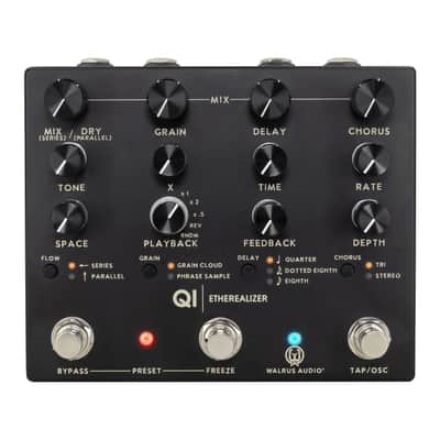 Walrus Audio Qi Etherealizer Multi-effects Pedal - Black (Open Box)