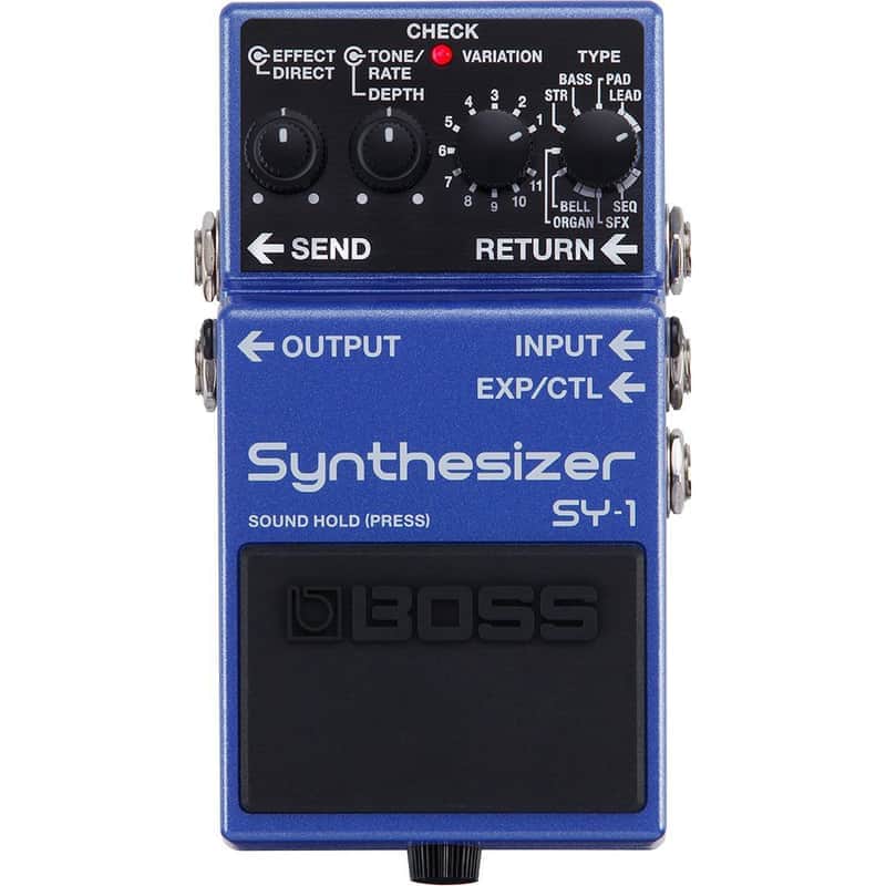 Boss SY-1 Synthesizer Guitar Effects Pedal - Blue image 1