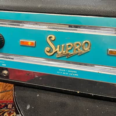 Supro Taurus S6625 Guitar/Bass Amplifier Head 1960s image 3