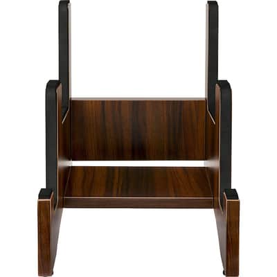 Fender Deluxe Wooden 2-Tier Multi Guitar Stand - Regular Walnut image 3
