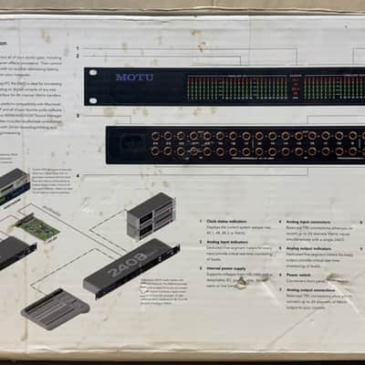 MOTU 24 I/O Firewire Audio Interface Black image 13