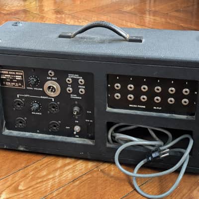 With demo video: Ultra-rare Yamaha VM100 discrete microphone preamp / mixer with spring reverb image 3