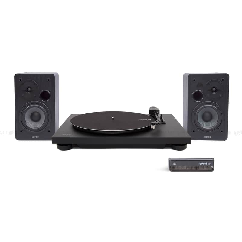 Teac: TN-180BT / Edifier R1280DB / Turntable Package (TTL Setup) Black Turntable / Black Speakers image 1