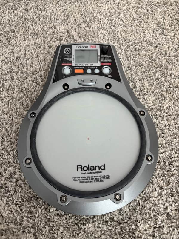 Roland RMP-5 Rhythm Coach 5" Practice Pad 2010s - Black/Silver image 1