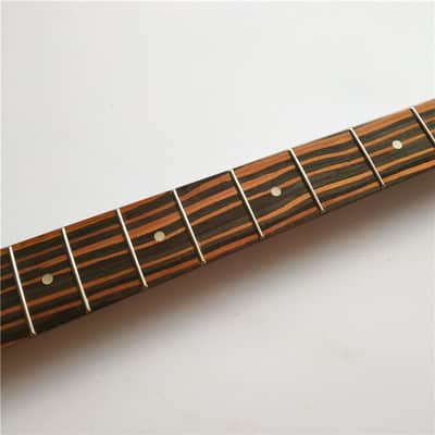 Zebra Wood Bass Guitar Neck,20-Fret image 4