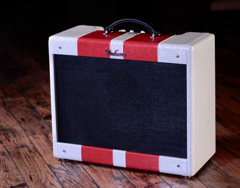 Deluxe Amplification 5E3 '59 Tweed Deluxe White / Red Sparkle image 1
