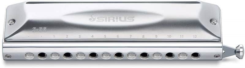 Suzuki S-56C Sirius 14 Hole Chromatic Cross Harmonica image 1