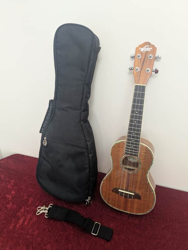 Oscar Schmidt OU5 Koa Concert Ukulele 2010s - Gloss Koa With Soft Case image 1
