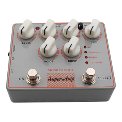 Mosky SUPER AMP 4 AMP IN ONE Amplifier Box Simulation Pedal based on VOX AC , FENDER , MESA and MARSHALL,price include the import duty for US buyer image 4