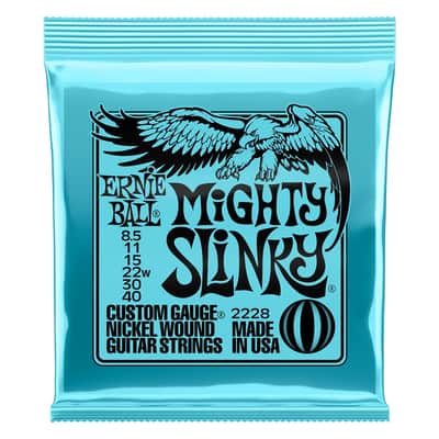 Ernie Ball 2228 Nickel Wound Mighty Slinky 8.5 40 image 1
