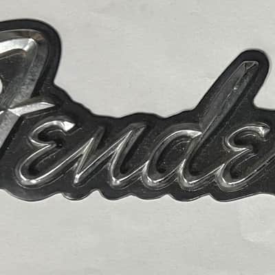 Fender- amp/case logo, metal, Vintage image 1