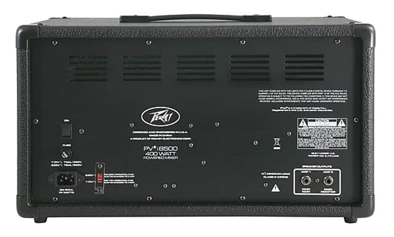 Peavey PVi 8500 400-Watt 8-Channel Powered Mixer Black image 2