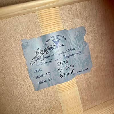 K Yairi KY CYTM (2024) 6156. Masterworks. Classical Parlour, Flamed Maple, Handmade in Japan.Dominic Miller's favourite guitar. image 4