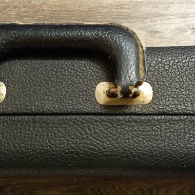 Vintage Fender Precision/Jazz Bass Hardcase 60's 70's- Black/Orange image 17