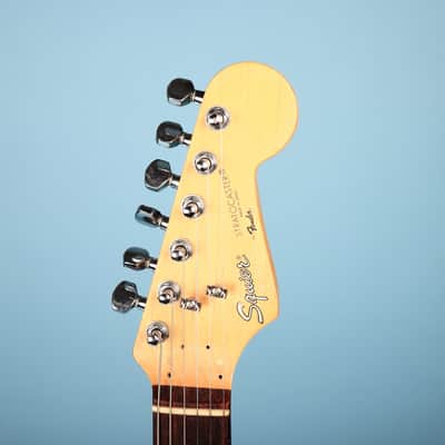 1986 Squier White Japan Stratocaster Electric Guitar image 3