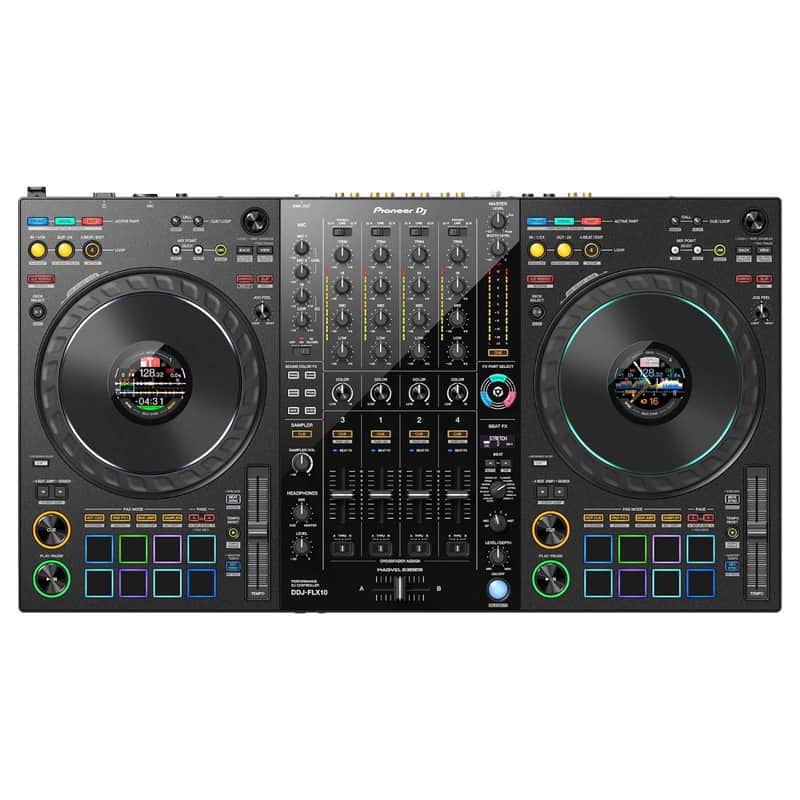 Pioneer DDJ-FLX10 4-Channel Track Separation rekordbox Serato DJ Controller - Open Box Mint image 1