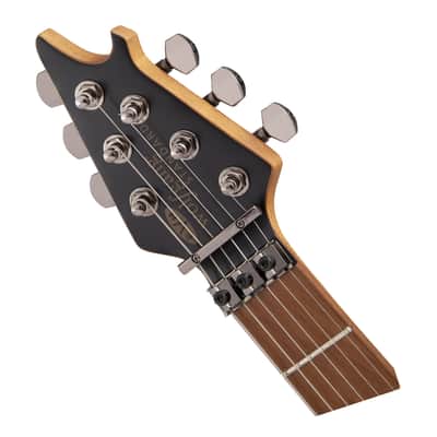 EVH Wolfgang WG Standard QM - Transparent Amber w/ Baked Maple FB image 4